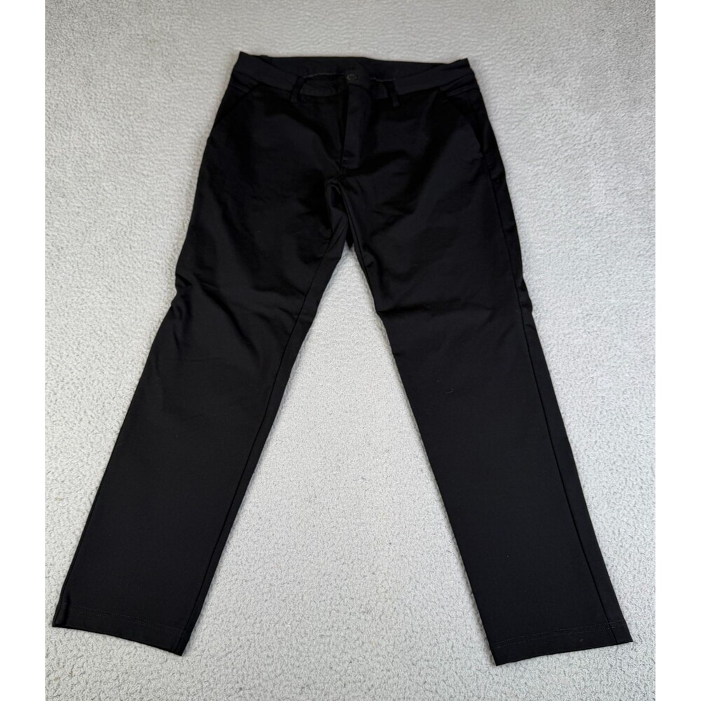 BYLT Everyday Pant 2.0 Mens XL Black Chino Performance Stretch Chino Golf  35x29